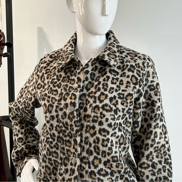 NWOT French Dressing Lightweight Leopard Print Jacket - Picture 7 of 16